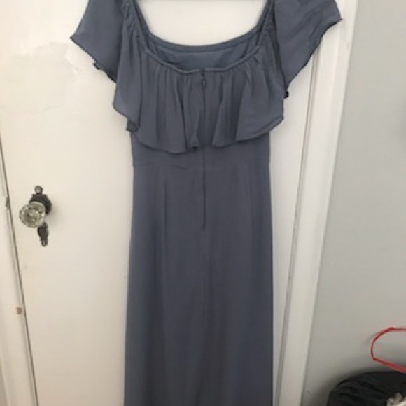 Bluish Grey Dress - Picture 6 of 7